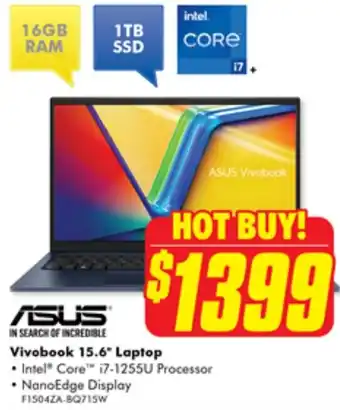 The Good Guys Vivobook 15.6" Laptop offer