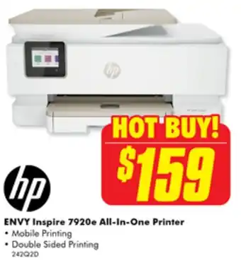 The Good Guys hp ENVY Inspire 7920e All-In-One Printer offer