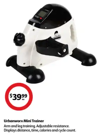 Coles Urbanworx Mini Trainer offer
