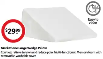 Coles Marketlane Large Wedge Pillow offer