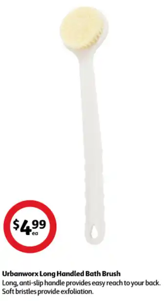 Coles Urbanworx Long Handled Bath Brush offer