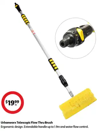 Coles Urbanworx Telescopic Flow Thru Brush offer