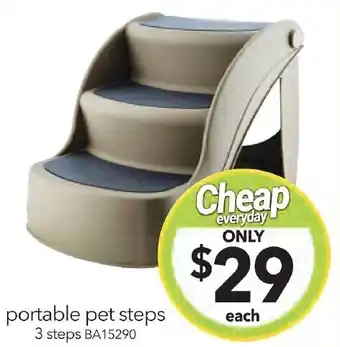 Cheap as Chips portable pet steps 3 steps offer