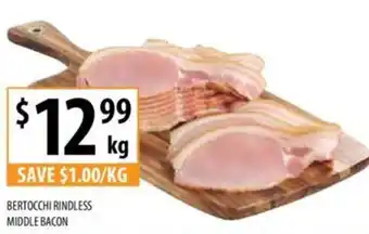 Supabarn BERTOCCHI RINDLESS MIDDLE BACON offer