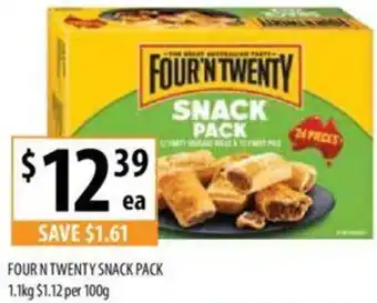 Supabarn FOUR N TWENTY SNACK PACK 1.1kg offer