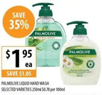 Supabarn PALMOLIVE LIQUID HAND WASH 250ml offer