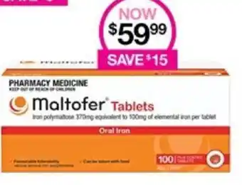 Priceline Maltofer Tablets offer