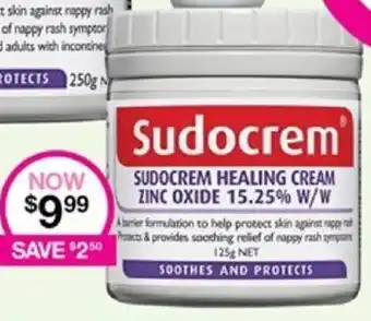 Priceline SUDOCREM HEALING CREAM ZINC OXIDE 15.25% W/W offer