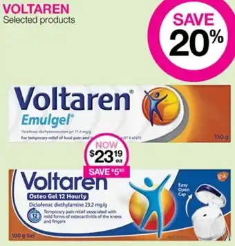 Priceline VOLTAREN Selected products offer