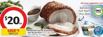 Coles Riverview Farms Australian Hot Roast Pork offer