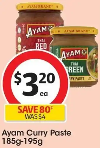 Coles Ayam Curry Paste 185g-195g offer