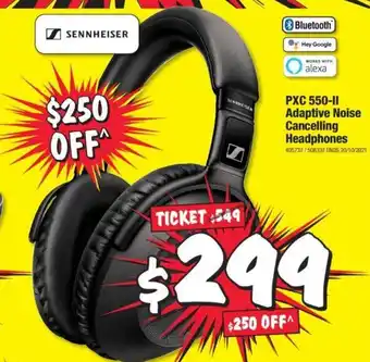 JB Hi-Fi Sennheiser - PXC550-II Adaptive Noise Cancelling Headphones offer