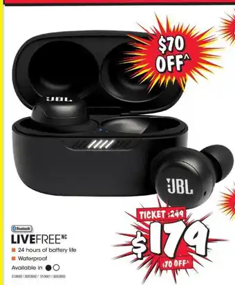 JB Hi-Fi JBL - Livefree offer