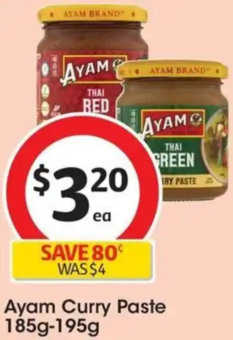 Coles Ayam Curry Paste 185g-195g offer
