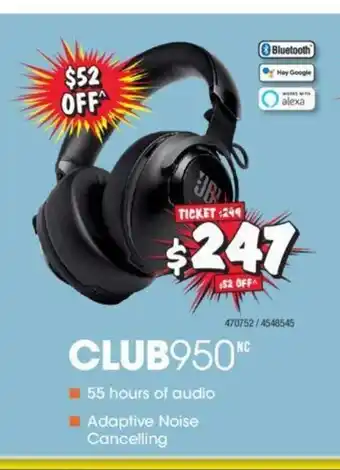 JB Hi-Fi JBL - Club950 offer