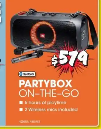 JB Hi-Fi JBL - Partybox On-The-GO offer