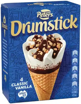 IGA Peters Drumstick 4‑6 Pack Selected Varieties offer
