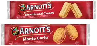 IGA Arnott's Cream Biscuits 200‑250g Selected Varieties offer