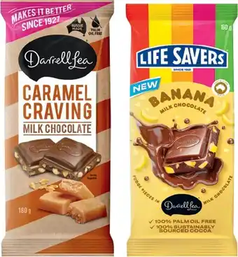 IGA Darrell Lea Chocolate Block 160-180g Selected Varieties offer