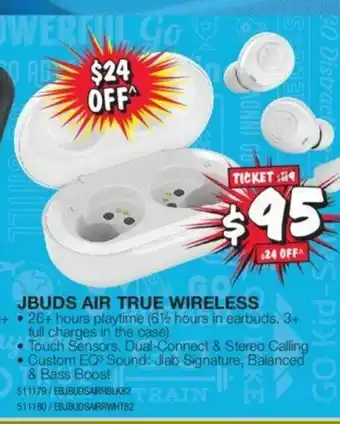 JB Hi-Fi Jlab Jbuds Air True Wireless offer