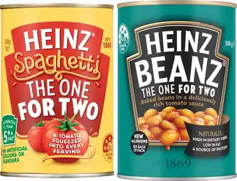 IGA Heinz Beanz or Spaghetti 300g Selected Varieties offer