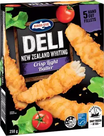 IGA Birds Eye Deli Frozen Seafood 225-250g Selected Varieties offer