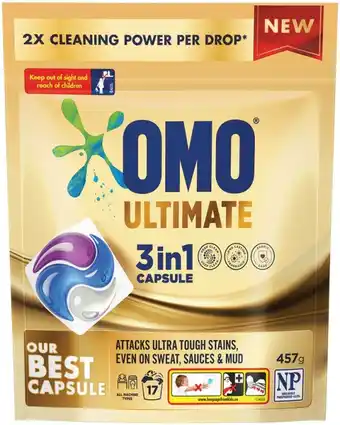 IGA OMO Ultimate 3 in 1 Capsules 17 Pack offer