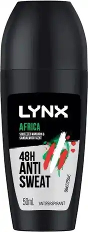 IGA Lynx Antiperspirant Roll-On Deodorant 50mL Selected Varieties offer