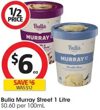 Coles Bulla Murray Street 1 Litre offer