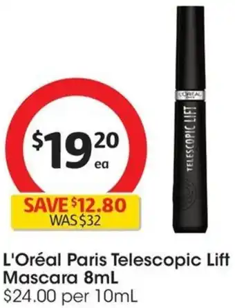 L'Oréal Paris Telescopic Lift Mascara 8mL