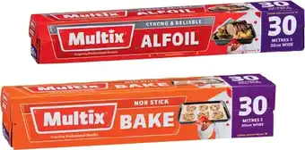 IGA Multix Bake Paper 30cm×30m offer