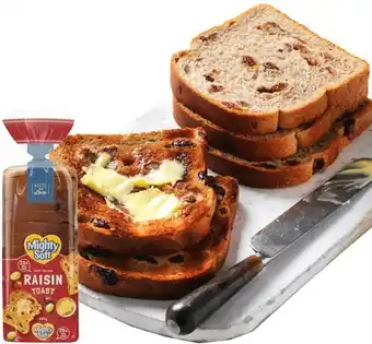 IGA Mighty Soft Raisin Toast 600g offer