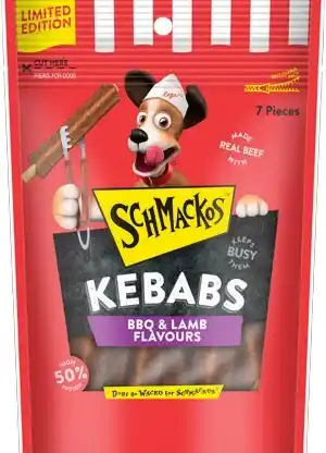 IGA Schmackos BBQ Flavour Dog Treats 70‑90g Selected Varieties offer