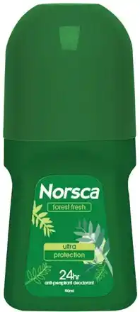 IGA Norsca Forest Fresh Roll‑On Antiperspirant Deodorant 50mL offer