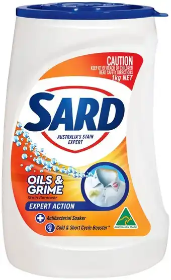 IGA Sard Wonder Stain Remover Powder 900g‑1kg Selected Varieties offer