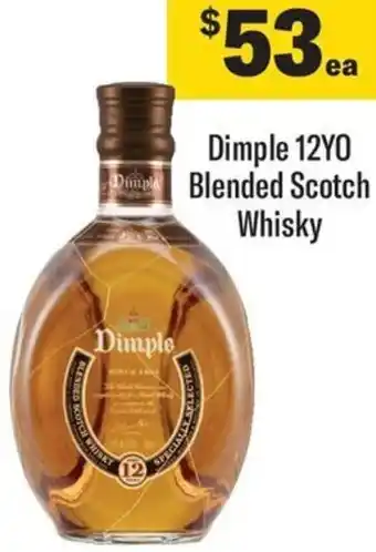 Coles Dimple 12YO Blended Scotch Whisky offer