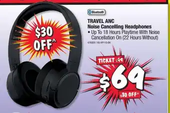 JB Hi-Fi Travel ANC Noise Cancelling Headphones offer