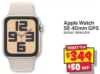 JB Hi-Fi Apple Watch SE 40mm GPS offer