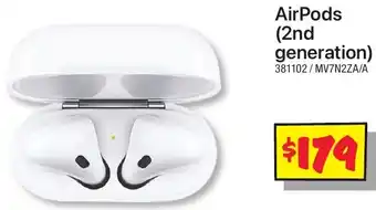 JB Hi-Fi AirPods (2nd generation) offer