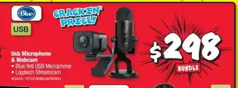 JB Hi-Fi Blue USB Microphone & Webcam offer