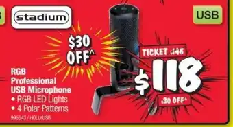 Stadium RGB Professional USB Microphone