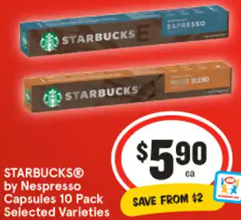 STARBUCKS by Nespresso Capsules 10 Pack