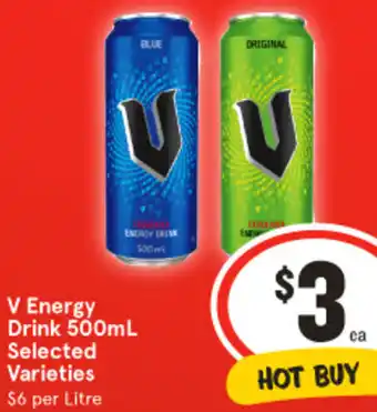 IGA V Energy Drink 500mL offer