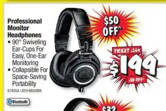 JB Hi-Fi Professional Monitor Headphones offer