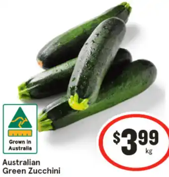 IGA Australian Green Zucchini offer