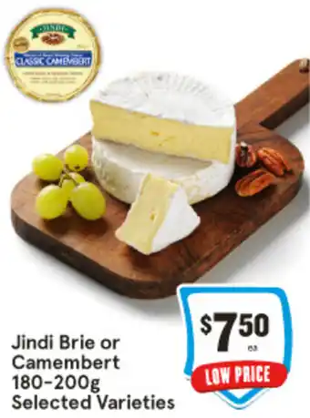 IGA Jindi Brie or Camembert 180-200g offer