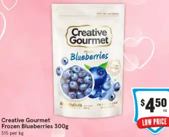 IGA Creative Gourmet Frozen Blueberries 300g offer