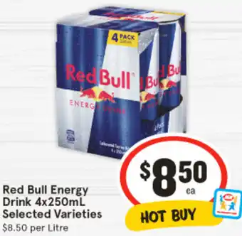IGA Red Bull Energy Drink 4x250mL offer