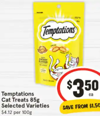 IGA Temptations Cat Treats 85g offer
