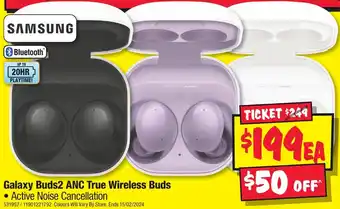 JB Hi-Fi Galaxy Buds2 ANC True Wireless Buds offer